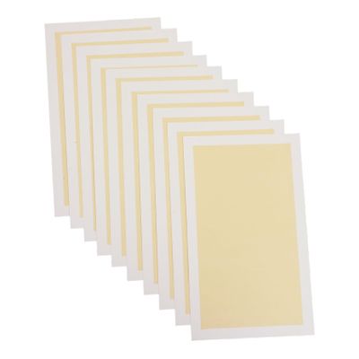OHPHCALL 10 Sheets Rectangular Blank Calligraphy Paper Rice Paper Art for Chinese Brush Ink Writing and Painting Soft with Toughness and Air Permeability