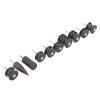 10Pcs Leather Burnisher Pack, Wooden Burnishing Tool, Electric Slicker Tip Polished Black, Leather Polisher with 10 Different Shapes for Leather Crafting DIY view 2
