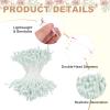 MECCANIXITY 3mm Double Head Flower Stamen 960 Pcs Bright Artificial Floral Stamens Pistil for Christmas Wedding Flowers Making Scrapbook Decoration DIY Crafts, Light Blue view 3