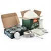Hearth & Harbor 20 lbs. Soy Candle Wax with Supplies, 4 oz. 96 Pack Tin Jars with Lids, Cotton Candle Wicks, Wick Stickers and Centering Devices - Soy Wax Flakes with Containers for Candle Making view 1