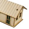 blloocod 1/64 1/60 Miniature Wooden House Model Kit Creative Architecture Building Toy for Diorama Landscape Layout- Style E view 4