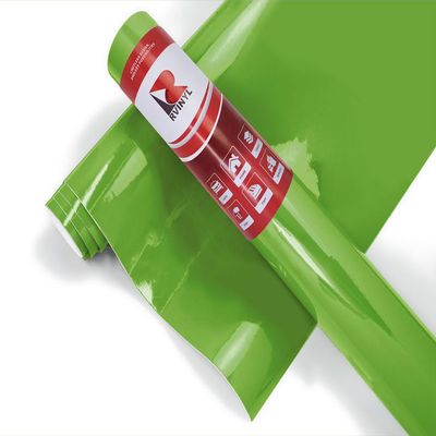 24" x 30ft Roll of Oracal 651 Yellow Green Craft Vinyl - On a 1.5" Core - Adhesive Film for Cricut, Silhouette, and Cameo Cutters - Gloss Finish - Outdoor and Permanent