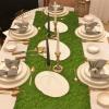 FAICOIA 2 Pcs Fake Moss Rug 39" x 39" Mossy Table Runner Green Artificial Moss Mat for Crafts Decorating Faux Moss Grass for Plants Indoor Planters Fairy Garden DIY Centerpieces Wedding 100 x 100cm view 4