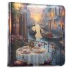 Ltaly Romantic Venice Painting Leather Photo Album, Self Adhesive Scrapbook Album with Refillable Pages for 4x6 5x7 8x10 Pictures, Memory Book for Travel Wedding Baby Family Keepsakes, 11.8x11.2x1.5 view 1