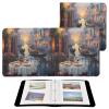 Ltaly Romantic Venice Painting Leather Photo Album, Self Adhesive Scrapbook Album with Refillable Pages for 4x6 5x7 8x10 Pictures, Memory Book for Travel Wedding Baby Family Keepsakes, 11.8x11.2x1.5 view 2