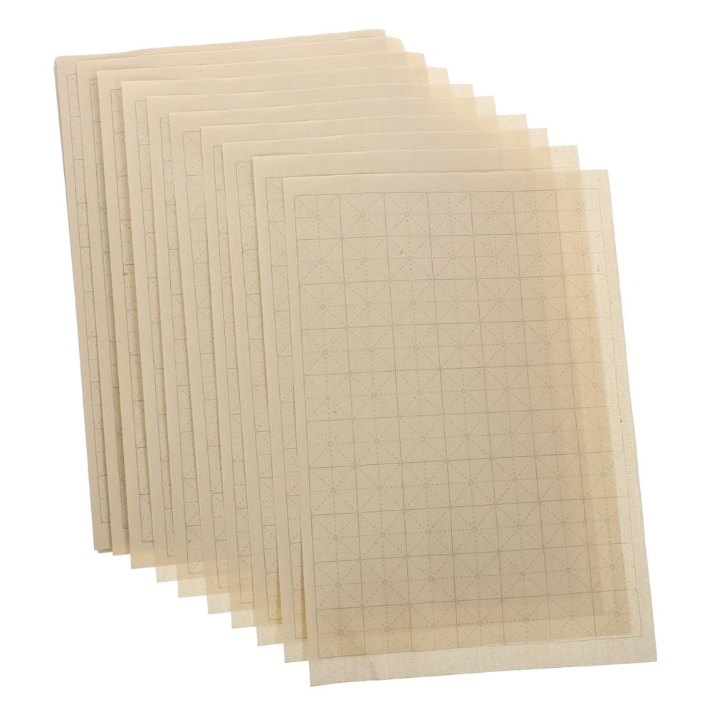 PLAFOPE 100 Sheets Chinese Xuan Paper Calligraphy Practice Paper for Writing Brush Ink Watercolor Suitable for Beginners Art Students