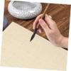 PLAFOPE 100 Sheets Chinese Xuan Paper Calligraphy Practice Paper for Writing Brush Ink Watercolor Suitable for Beginners Art Students view 4