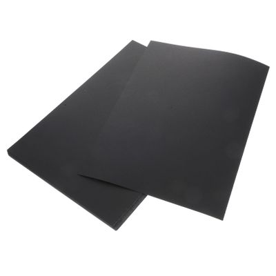 Anneome 100 Sheets Black Cardstock Thick Painting Paper for Drawing Sketching DIY Crafts Smooth Texture Heavy Paper Suitable for Oil Painting and Greeting Card Making