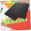 Anneome 100 Sheets Black Cardstock Thick Painting Paper for Drawing Sketching DIY Crafts Smooth Texture Heavy Paper Suitable for Oil Painting and Greeting Card Making view 3