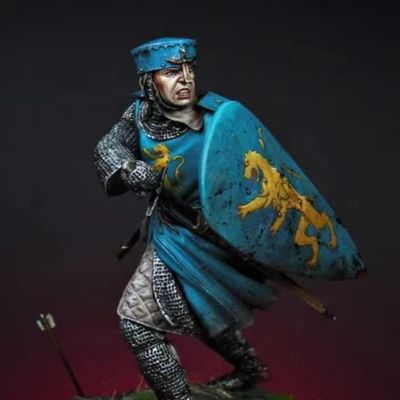 1/24 Resin Model Kit Antique Warrior Model Kit Soldier Resin Model Kit Unpainted and Unassembled //Y4S6j95