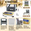 Accurate Digital Gold Purity Tester Machine, LCD Display, Non-Destructive Testing for Gold, Silver, Platinum & Palladium, 0.001g/cm Precision, 600K Range view 4