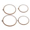 COOLHIYA 4pcs DIY Embroidery Hoop Cross Stitch Rings with Smooth Surface for Sewing Needlework Craft Projects and Wall Decor Gift for Beginners view 1