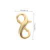 COOLHIYA Silver Lobster Claw Clasp for DIY Jewelry Making Elegant Bracelet Necklace Connector Easy One-Hand Wear and Removal for Repair and Crafting Accessories view 2