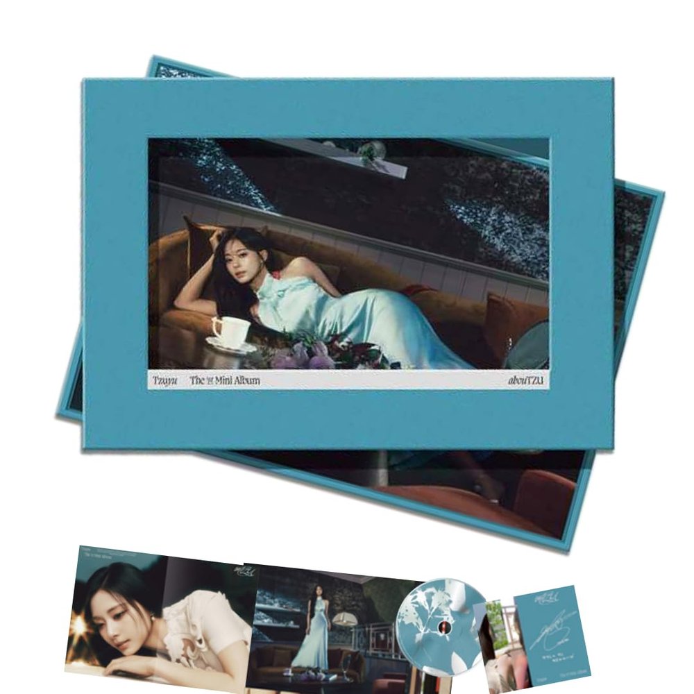 Tzuyu ABOUTZU 1st Mini Album [Heaven Ver.] CD + Photobook + Photocard + Photo Set + Poster (Run Away)