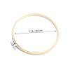 Gogogmee Embroidery Circle Frame for Cross Stitch DIY Craft Handmade Needlework Hoop for Quilting and Wall Decoration Secure Fixation Tool for Smooth Stitching and Artistic Display view 2