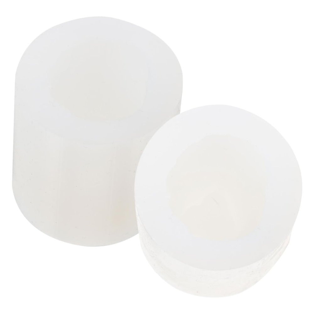 COOLHIYA 2pcs Tulip Shaped Silicone Candle Wax Molds Reusable DIY Flower Mold for Scented Candle Soap Making Crafting