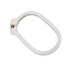 Gogogmee Abs Plastic Embroidery Hoop Frame Creamy White Square Cross Stitch Circle Set for Adults Smooth Surface with Copper Screw for DIY Needlecraft and Sewing Projects view 1