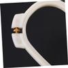 Gogogmee Abs Plastic Embroidery Hoop Frame Creamy White Square Cross Stitch Circle Set for Adults Smooth Surface with Copper Screw for DIY Needlecraft and Sewing Projects view 4
