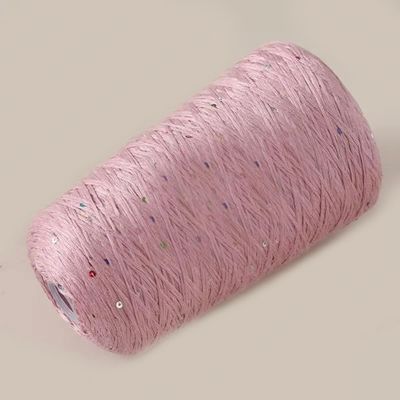 400g/Roll Silk Yarn Sequin Thread for DIY Hand Knitting Crocheting Hat Sweater