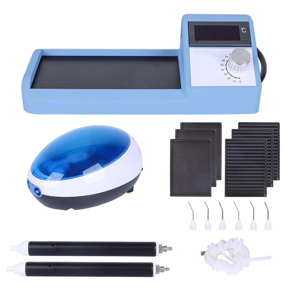 Micro Wax Vacuum Setting, Jewelry Vacuum Cleaner, Knob Temperature Control, Maximum Temperature 90, Real-Time Temperature Viewing, for Wax Film Diamond Setting