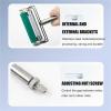 Manual Ink Proofer, Hand Proofer Ink Proofing Tool, Manual Color Wheel Inks Printing Film Applicator, with Anilox Roll & Rubber Roller, 70mm Print Width, for Gravure Flexgraphic Coating(250 Lines) view 3