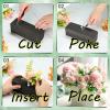 GNRZZT 8 Pcs Reusable Floral Foam Blocks, 9" L x 3" W x 3" H Black Dry Flower Foam for Artificial Flowers, Foam for Wedding, Birthdays, Pary, Home Decorations view 4