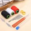 36PCS Sewing Tool Set Whimsyard Sewing Kit, Include 25 Needles, 1 Needle Case, 2 Threaders, 5 Threads, 2 Thimbles, 1 Thread Ripper, Portable DIY Craft Kit for Beginners & Handcraft Lovers (1 Set) view 4
