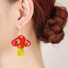 Earring Resin Mold Silicone Pendant Casting Epoxy for Keychain Jewelry Making Mushroom Uv/Molds Kit Kit Bundle Uv Pendant Earrings view 2