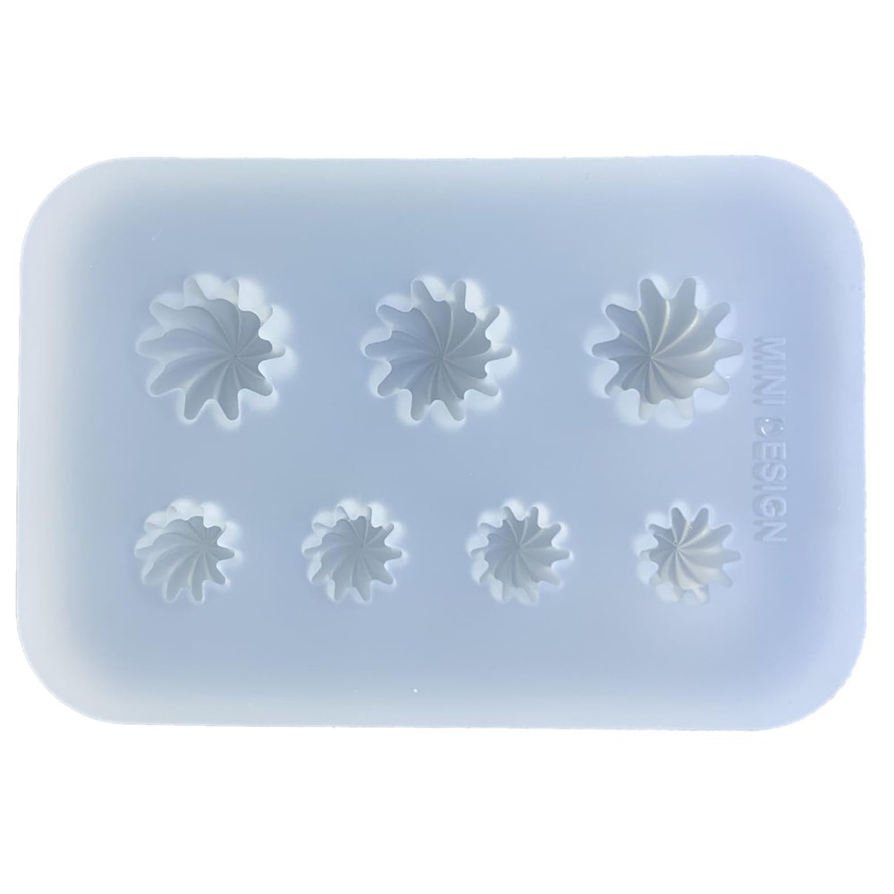 Epoxy Resin Casting Mold Cream Parts Silicone Mold Pendant Jewelry Keychain Decoration Craft Making Necklace Pendant Molds for Resin Casting