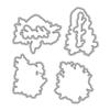 Christmas Element Bells Stamps and Cutting Dies for Card Making DIY Transparent Silicone Clear Stamp and Metal Die Cuts Sets for Scrapbooking Paper Greeting Cards Decor Seals Craft Supplies view 3