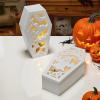 QWQJ Halloweens Coffins Silicone Mould for Lamp Candle and Craft with Detailed Engraving view 4