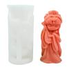 QWQJ Ancient Dolls Candle Silicone Mold Girl Plaster Soap Resin Mold Chocolate Cake Baking Tool Home Deco view 1