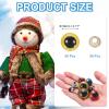 PATIKIL 18mm Safety Eyes, 20Pcs Realistic Doll Crocheting Safety Eyes with Washers for Decor Crochet Accessories Dolls Craft Halloween, Yellow view 2