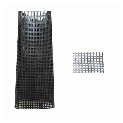 Plastic Mesh Canvas Sheets Plastic Bag Mesh Grid Durable Black White Canvas Sheets Net Cover 33x50CM Yarn Crafting Knit Handbag Accessories(Black Large Grid)