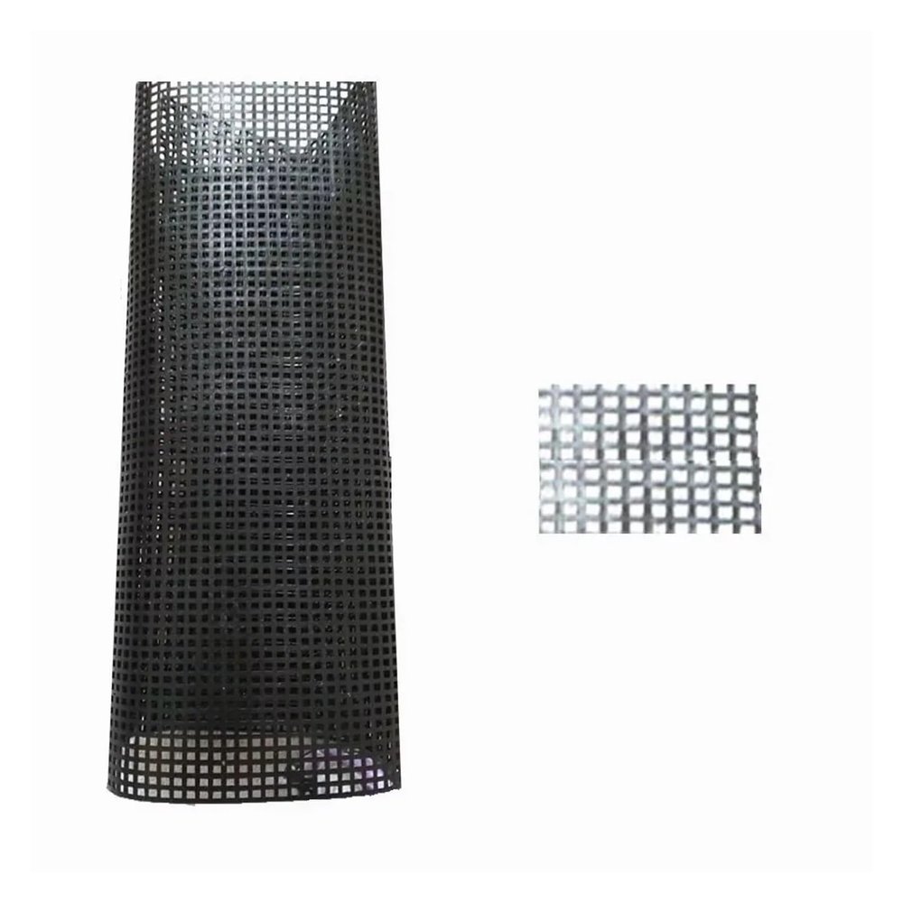 Plastic Mesh Canvas Sheets Plastic Bag Mesh Grid Durable Black White Canvas Sheets Net Cover 33x50CM Yarn Crafting Knit Handbag Accessories(Black Large Grid)