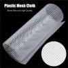 Plastic Mesh Canvas Sheets Plastic Bag Mesh Grid Durable Black White Canvas Sheets Net Cover 33x50CM Yarn Crafting Knit Handbag Accessories(Black Large Grid) view 4