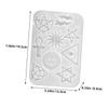 Gatuida Non-Sticky Silicone Mold for DIY Jewelry Making Epoxy Resin Pendant and Earring Mold for Crafting Necklaces and Bracelets Reusable Resin Casting Tray view 2