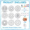 EggSun 27 Sets Mandala SunCatcher Craft Kits Decorative Window Paint DIY for Kids, Perfect for Birthday Spring Classroom Activities, Art Projects, Party Favors, and Gift Exchange view 3