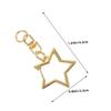 Holibanna 30PCS Star Shaped Keychain Clips Metal Lobster Claw Clasps with Open Jump Rings Zinc Alloy for DIY Jewelry Making Craft Accessories Party Favors view 2