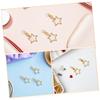 Holibanna 30PCS Star Shaped Keychain Clips Metal Lobster Claw Clasps with Open Jump Rings Zinc Alloy for DIY Jewelry Making Craft Accessories Party Favors view 3
