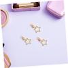 Holibanna 30PCS Star Shaped Keychain Clips Metal Lobster Claw Clasps with Open Jump Rings Zinc Alloy for DIY Jewelry Making Craft Accessories Party Favors view 4