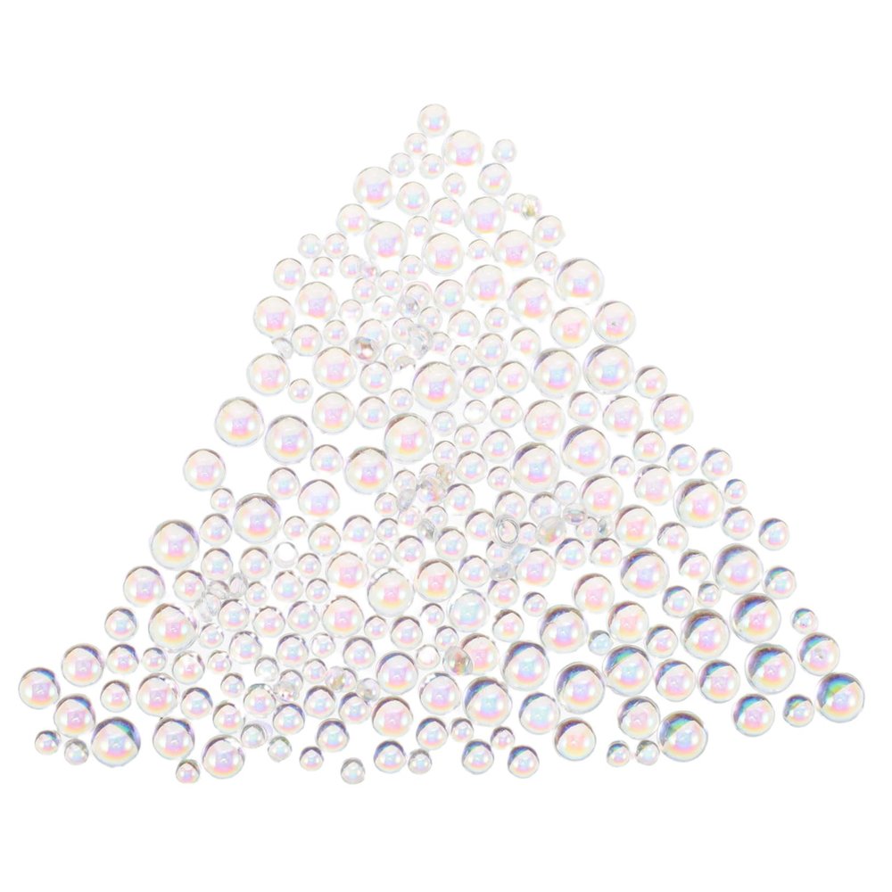 Mobestech 1050pcs Dewdrop Resin Beads Flat Back Water Droplets for Card Making Scrapbooking Decor DIY Craft Projects Authentic Fake Water Drop Charms