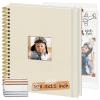 Hiwhy 8.5x11 Inch Scrapbook Photo Album, Linen Cover DIY Scrapbooks with 30 Sheets Plastic Sleeves 60 Pages Memory Book for Wedding Birthday Baby Travel (Beige) view 1