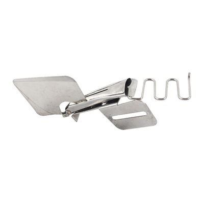 GZYF 32MM Steel Clean Finish Right Angle Binder Double Fold Binding Attachment Single Needle #166 Silver for JUKI for Mitsubishi for Rex for Singer Sewing Machine Part