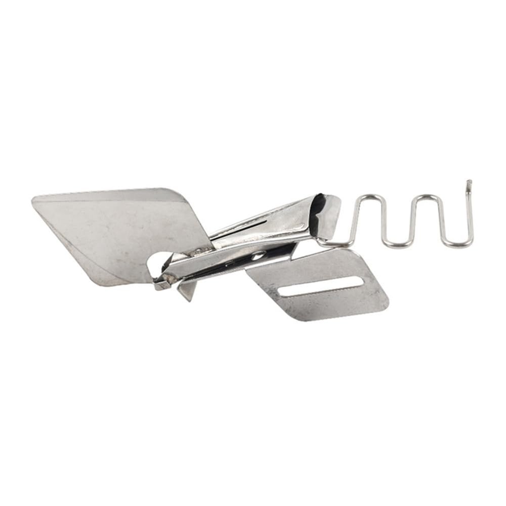 GZYF 32MM Steel Clean Finish Right Angle Binder Double Fold Binding Attachment Single Needle #166 Silver for JUKI for Mitsubishi for Rex for Singer Sewing Machine Part