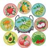 CYNART 8 Pcs Diamond Art Coasters Kit with Holder, Fruit Diamond Painting Coasters Complete Kit, Gem Art Coaster for Women, Teens and Beginners, Relaxing DIY Craft Gift view 1