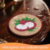 CYNART 8 Pcs Diamond Art Coasters Kit with Holder, Fruit Diamond Painting Coasters Complete Kit, Gem Art Coaster for Women, Teens and Beginners, Relaxing DIY Craft Gift view 4
