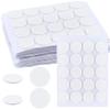 SOFPLATE 500Pcs Taper Candle Holder Stickers Candle Stick Stickers Double Sided Wick Small Flat Round Dot White Adhesive Inserts Paper Stick Grips Sheets for Candlewick Taper DIY Holder Accessories view 1