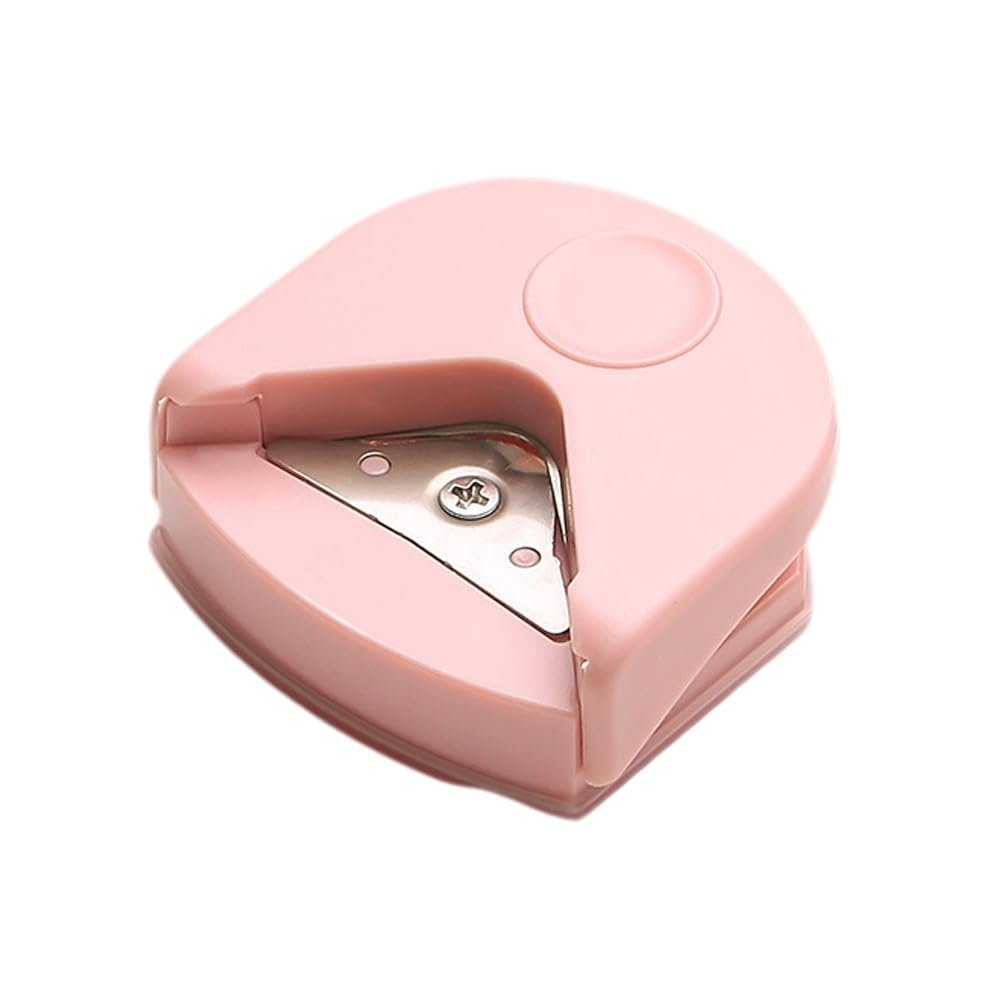 BE-TOOL R4 4mm Corner Punch, Mini Fillet Cutter Paper Punch for Crafts, DIY Projects, Photo, Card, Scrapbooking Making, Pink