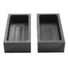 HYAWVCBL 4 Pieces 1 KG Graphite Ingot Mould Casting Ingot Crucible Mould Silver Gold Ingot Mould Melting Casting Refining view 4